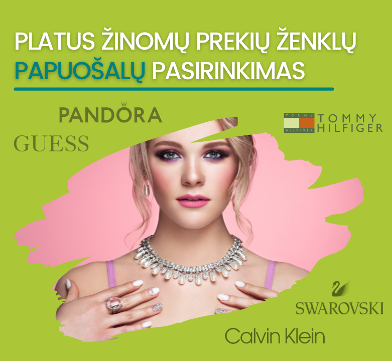 Atrask kokybišką juvelyriką užsienio el. parduotuvėse!