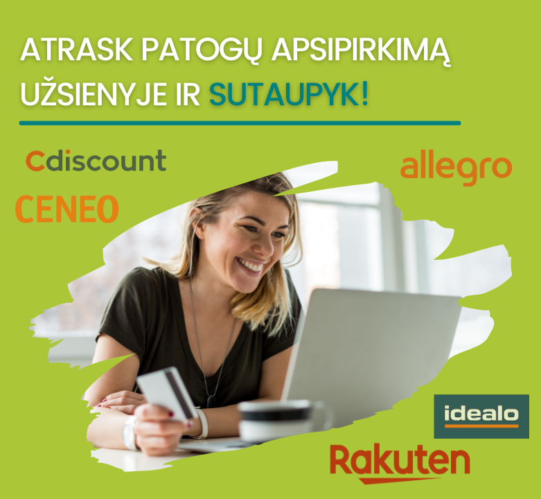 Populiariausios užsienio kainų palyginimo bei apsipirkimo platformos