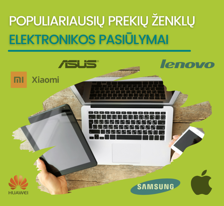 Atrask TOP išmaniuosius įrenginius patraukliomis kainomis užsienio el. parduotuvėse!