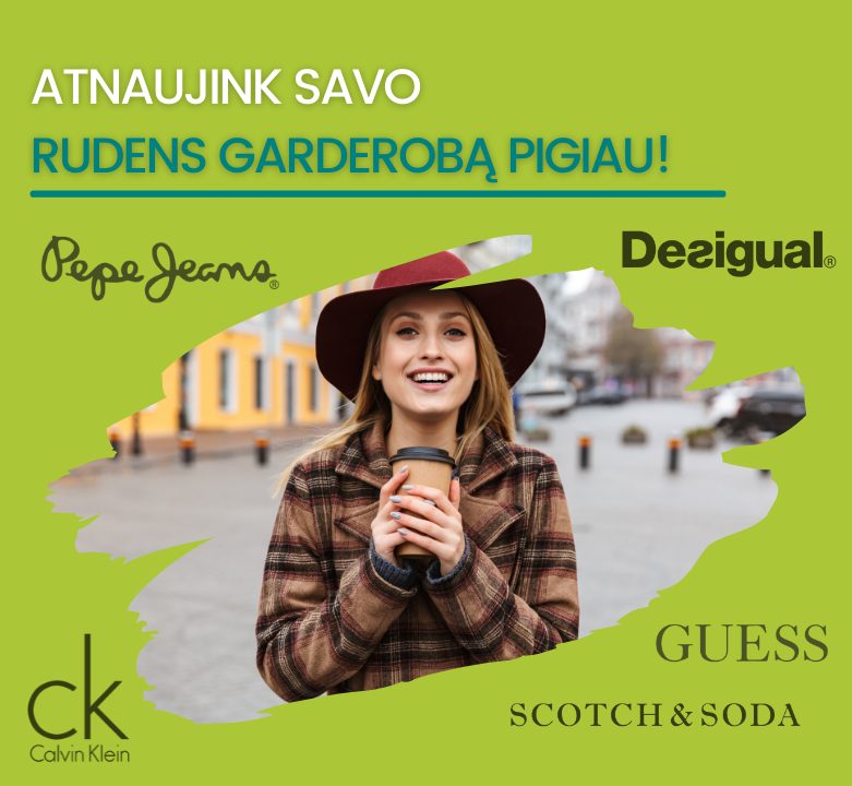 Atrask geriausius rudens drabužių bei avalynės išpardavimus