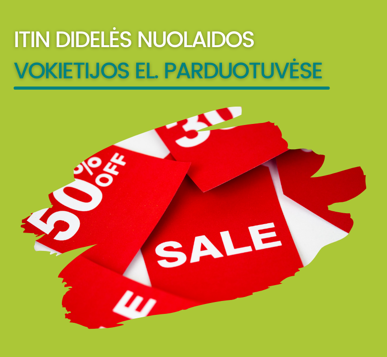 Apsipirk VOKIETIJOJE pigiau!