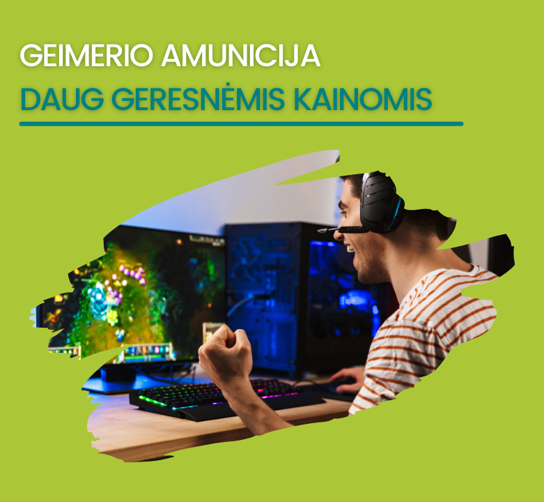 TOP pasiūlymai: kompiuterinių žaidimų įranga