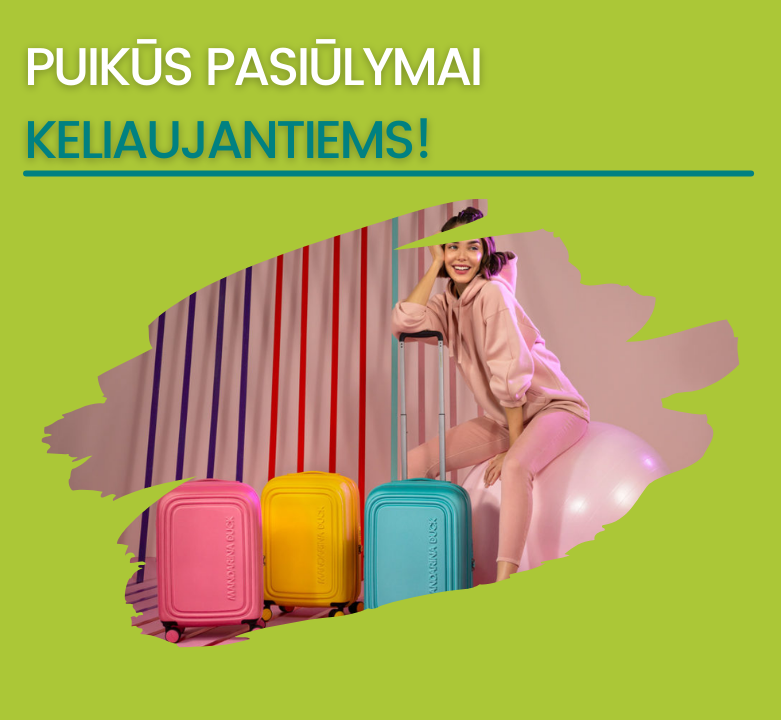 Apsipirkite kelionėms sumaniai!