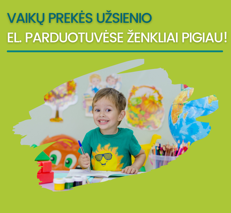 Puikūs pasiūlymai vaikų prekėms!