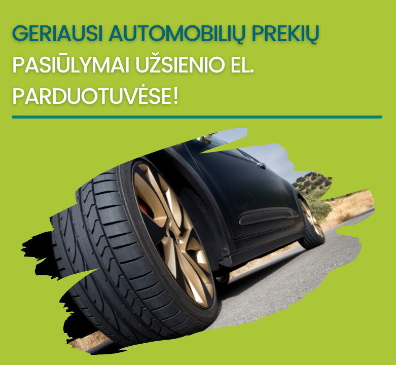 Geriausi automobilių prekių pasiūlymai užsienio el.parduotuvėse!
