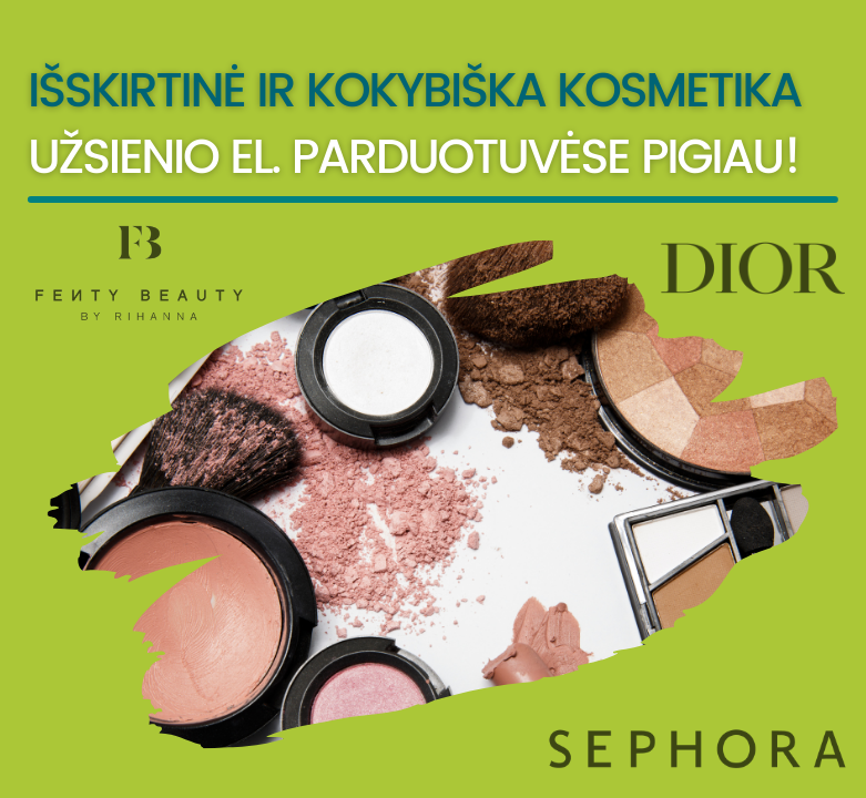 Kosmetikos priemonės, kurių Lietuvoje nerasite!