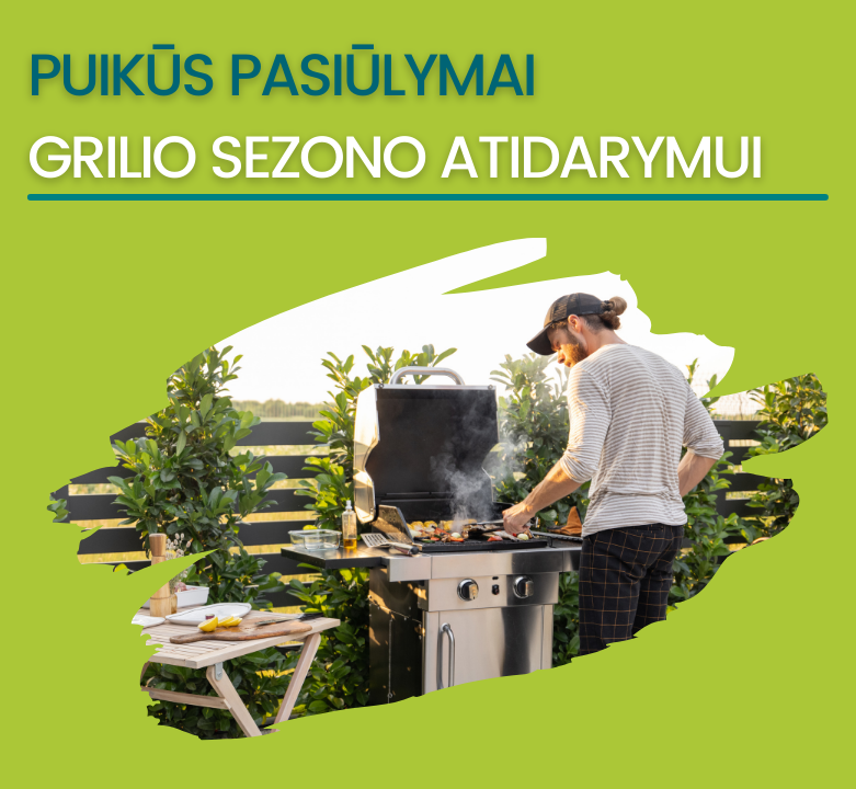 Top pasiūlymai: grilinimui
