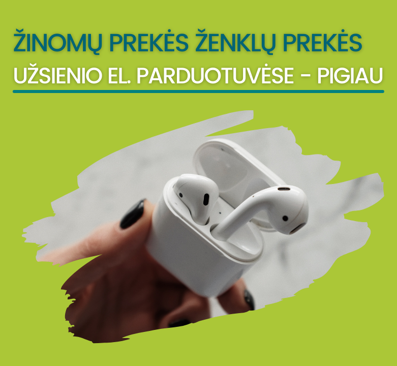 Įsigyk populiariausias prekes už itin gerą kainą!