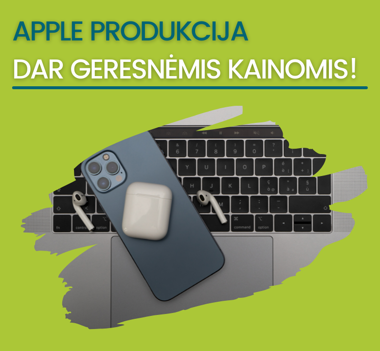 Pirk Apple produktus užsienyje ir sutaupyk