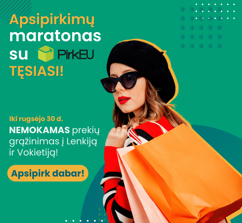 Apsipirkimų maratonas TĘSIASI visą RUGSĖJĮ!!