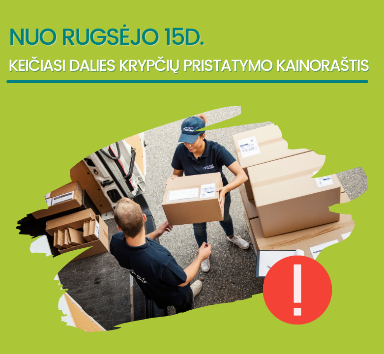 DĖMESIO! Keičiasi Italijos, Prancūzijos, Ispanijos ir Nyderlandų kainoraštis