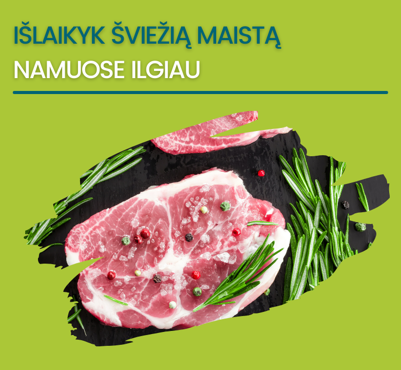 Maisto vakuumavimas namuose