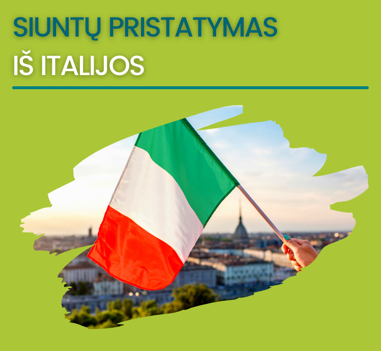 Siuntų iš Italijos pristatymas vėluos