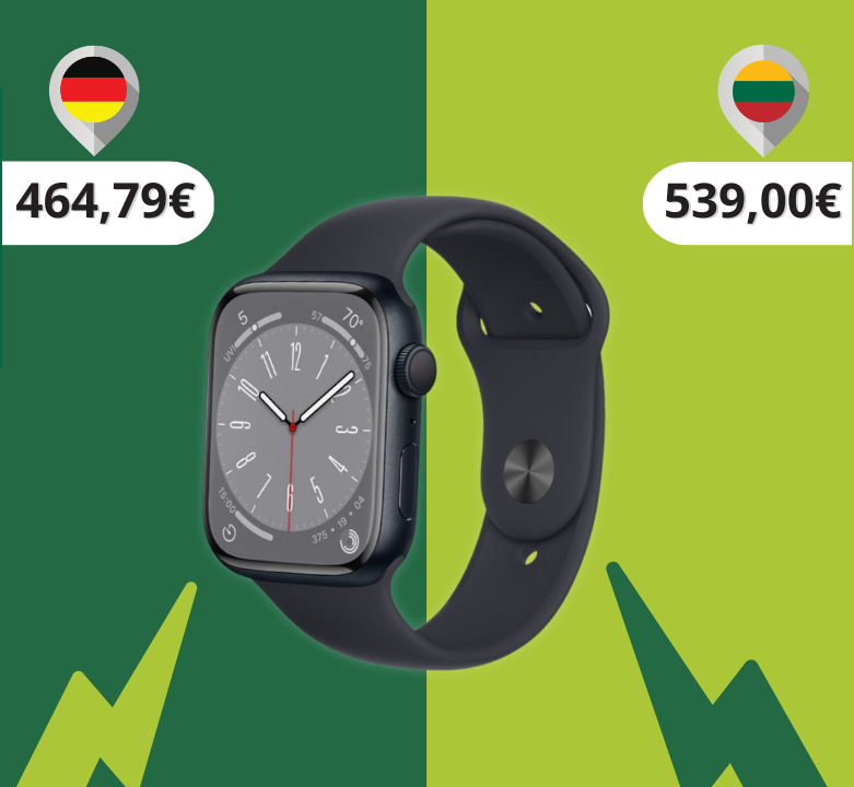 #TikrinkKainas ir įsigyk Apple išmanųjį laikrodį pigiau!