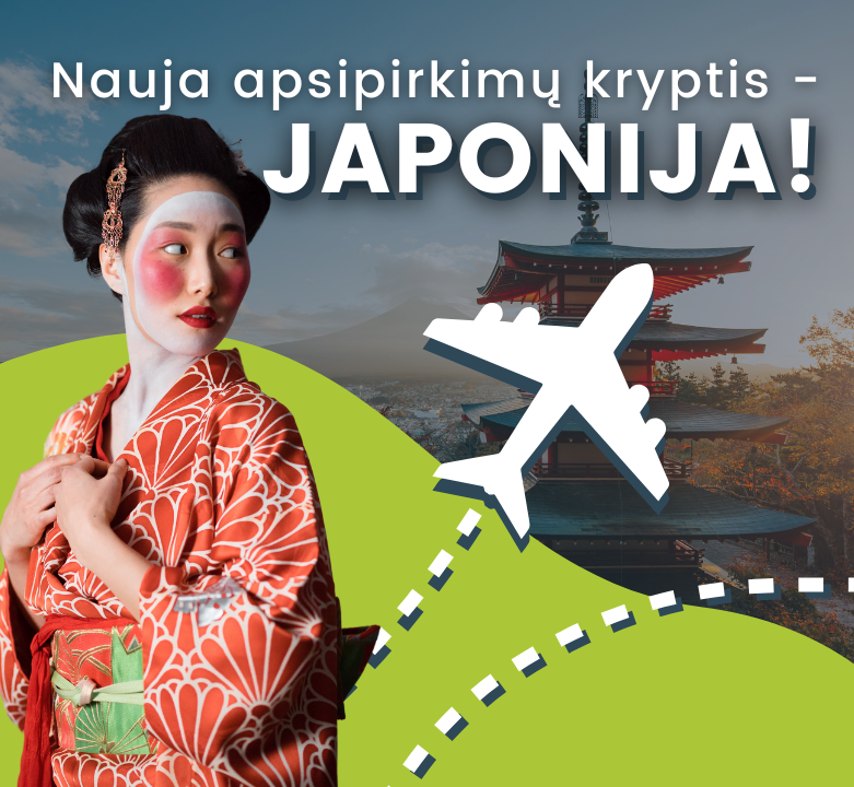 Visą Balandį pristatymas iš Japonijos su 20% nuolaida!