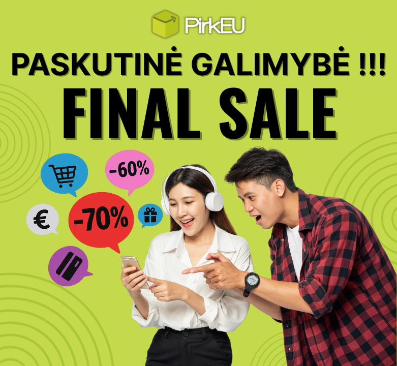 Paskutinė galimybė apsipirkti sumaniai!🛍️⏳