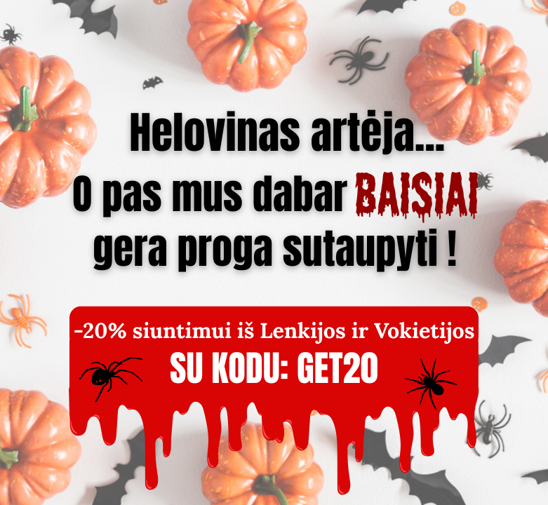 Baisiai gera proga sutaupyti prieš Heloviną! 👻🕸️🎃