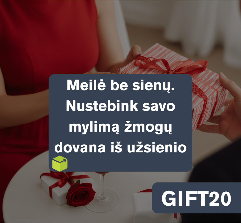 Meilė be sienų. Nustebink savo mylimą žmogų dovana iš užsienio💌🌍