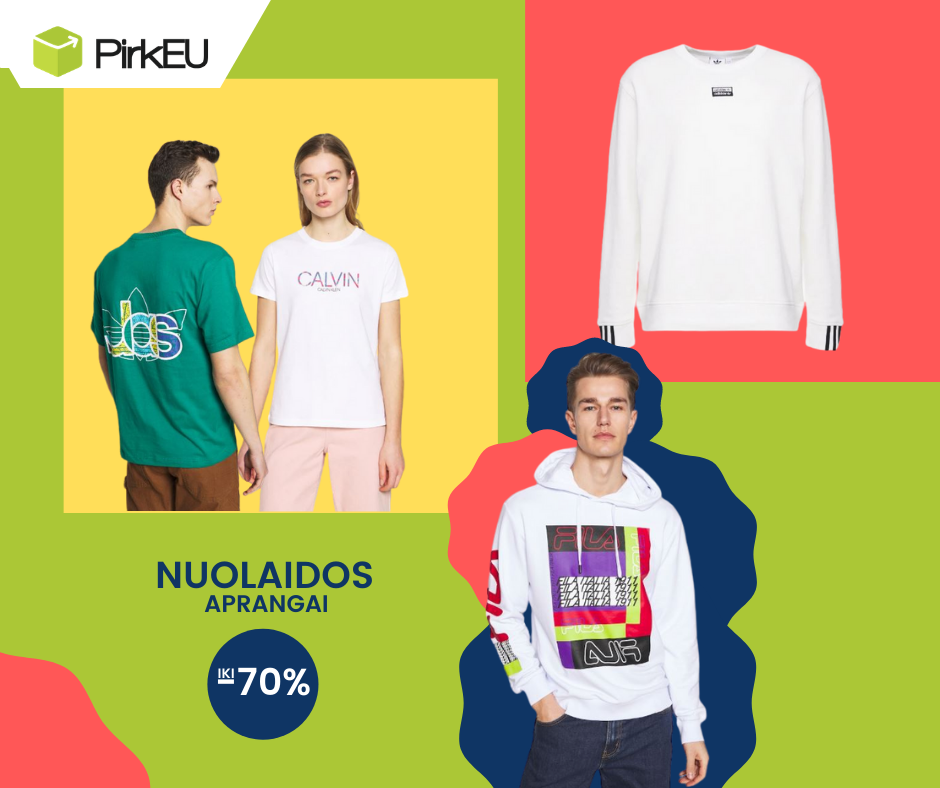 Nuolaidos aprangai -70%