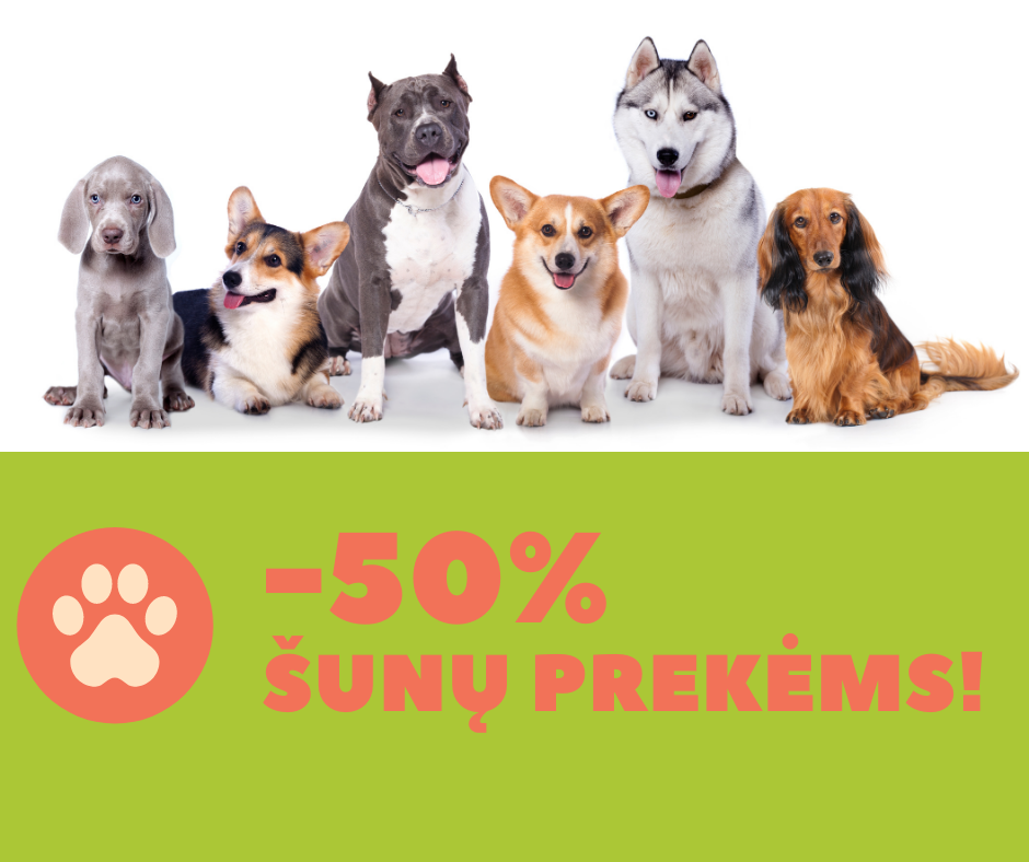 Nuolaidos šunų prekėms!