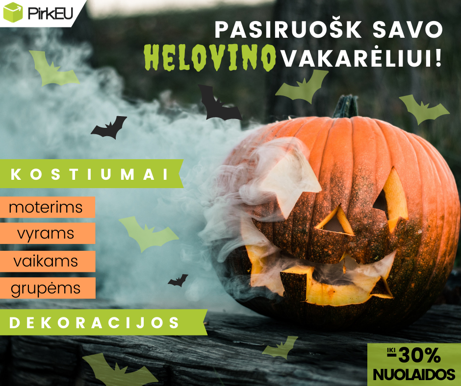 Pasiruošk savo HELOVINO vakarėliui!