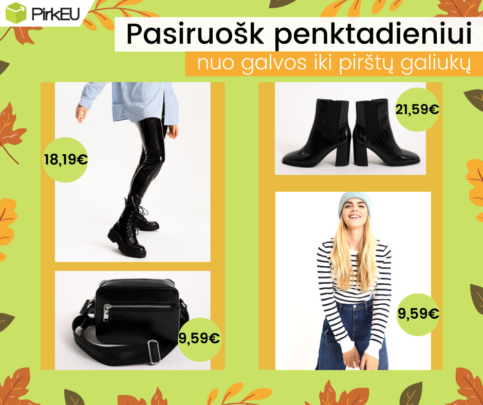 Pasiruošk penktadieniui nuo galvos iki pirštų galiukų!