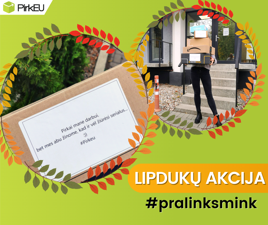 Lipdukų akciją-pralinksmink rudenį!