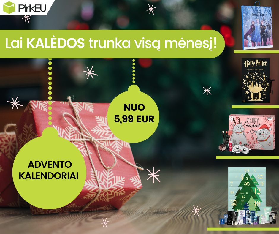 Lai Kalėdos trunka visą mėnesį!