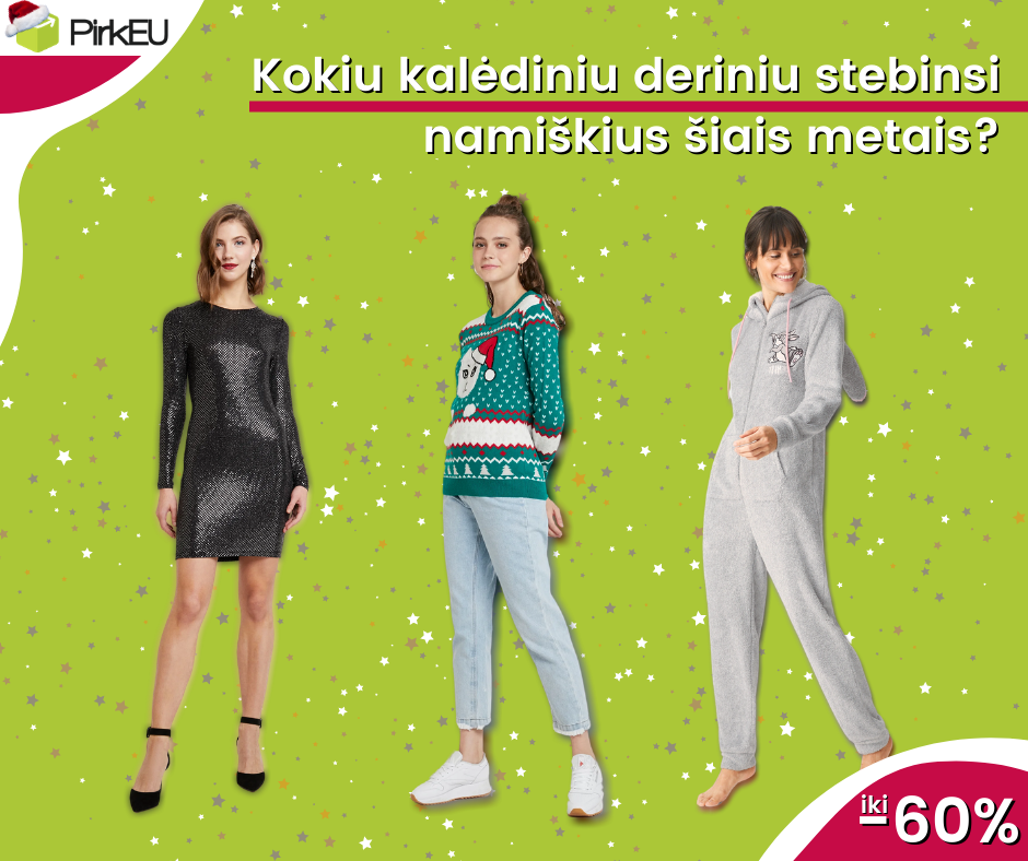 Kokiu kalėdiniu deriniu stebinsi namiškius šiais metais?