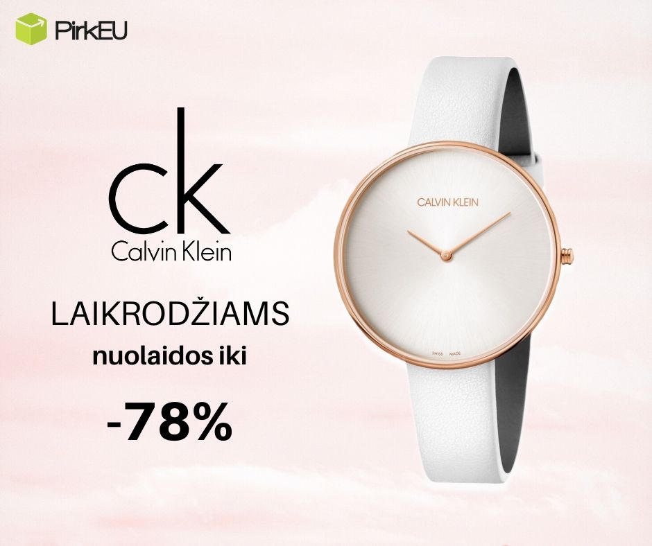 Nuolaidos Calvin Klein laikrodžiams
