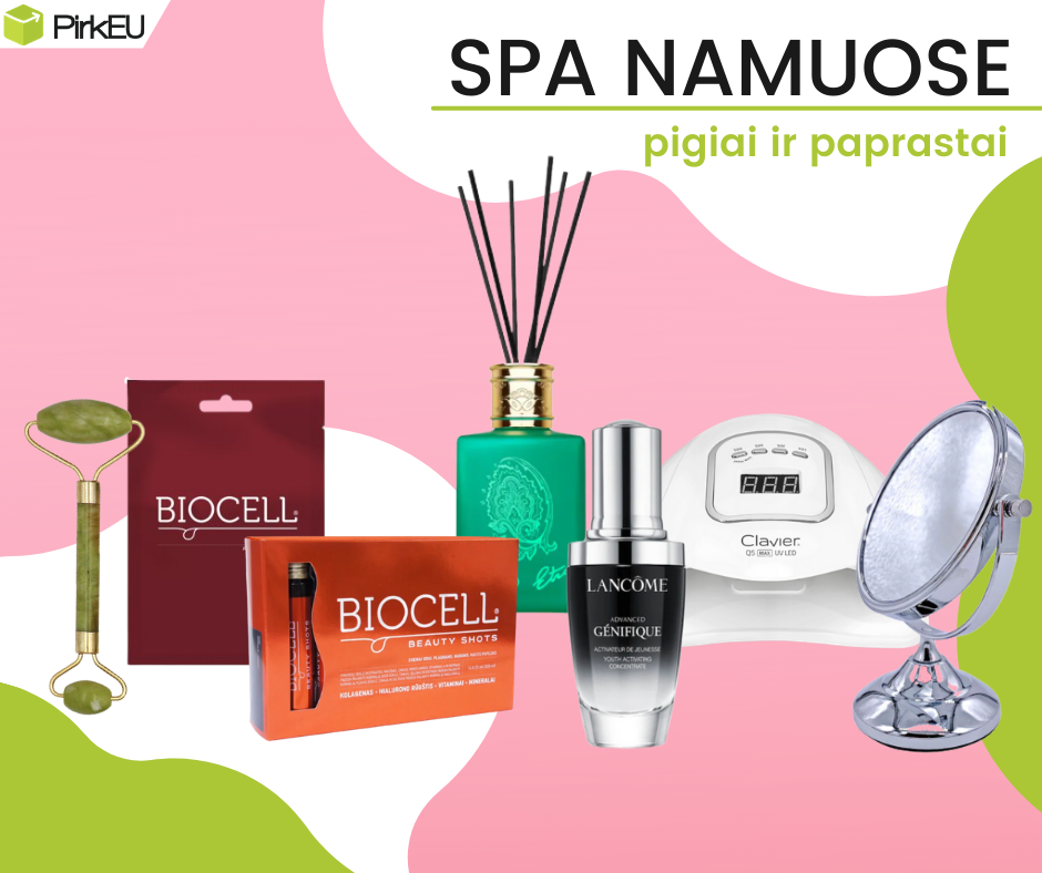 SPA NAMUOSE- pigiai ir paprastai