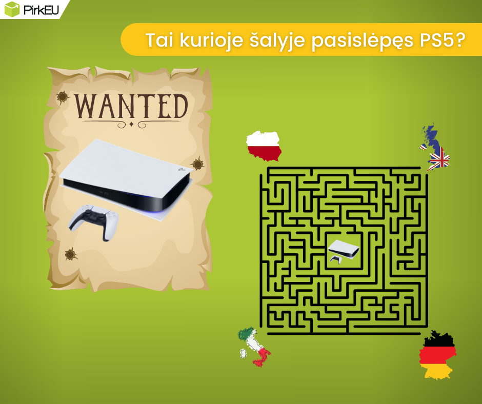 Playstation 5 slaptavietė!