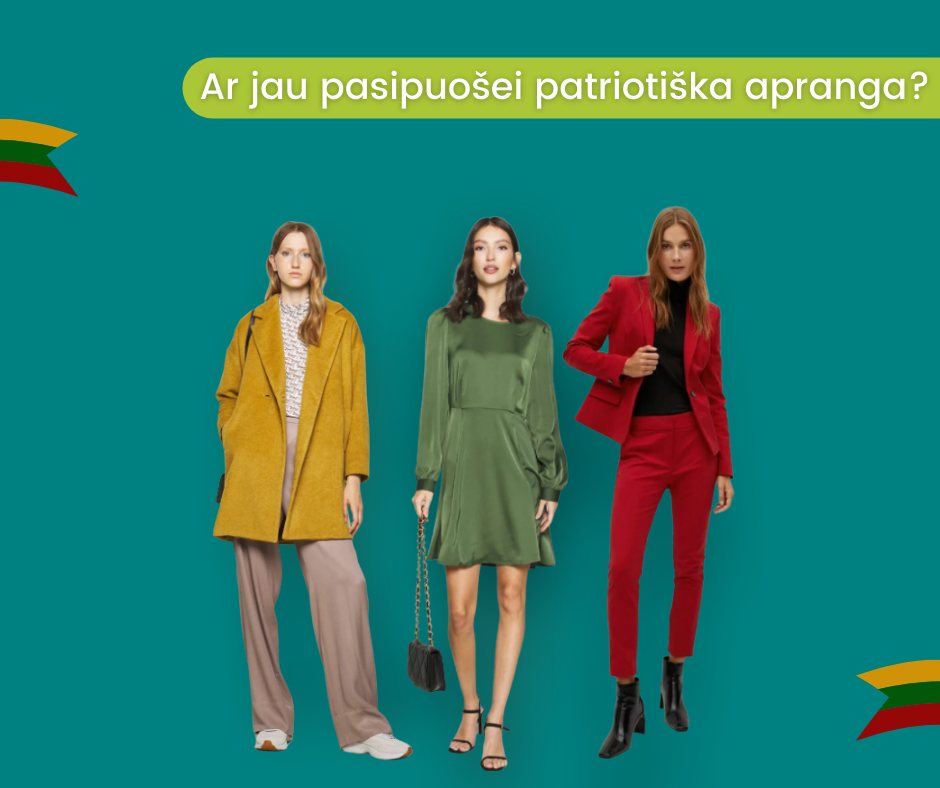 Ar jau pasipuošei patriotiška apranga?