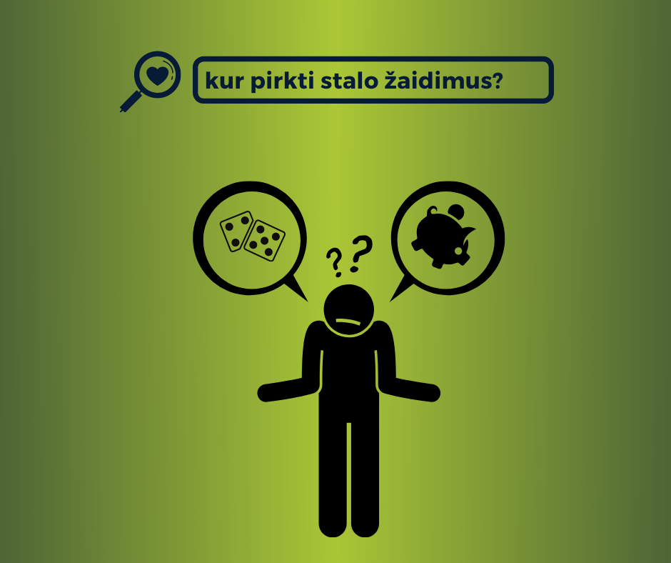 Stalo žaidimai gali kainuoti mažiau