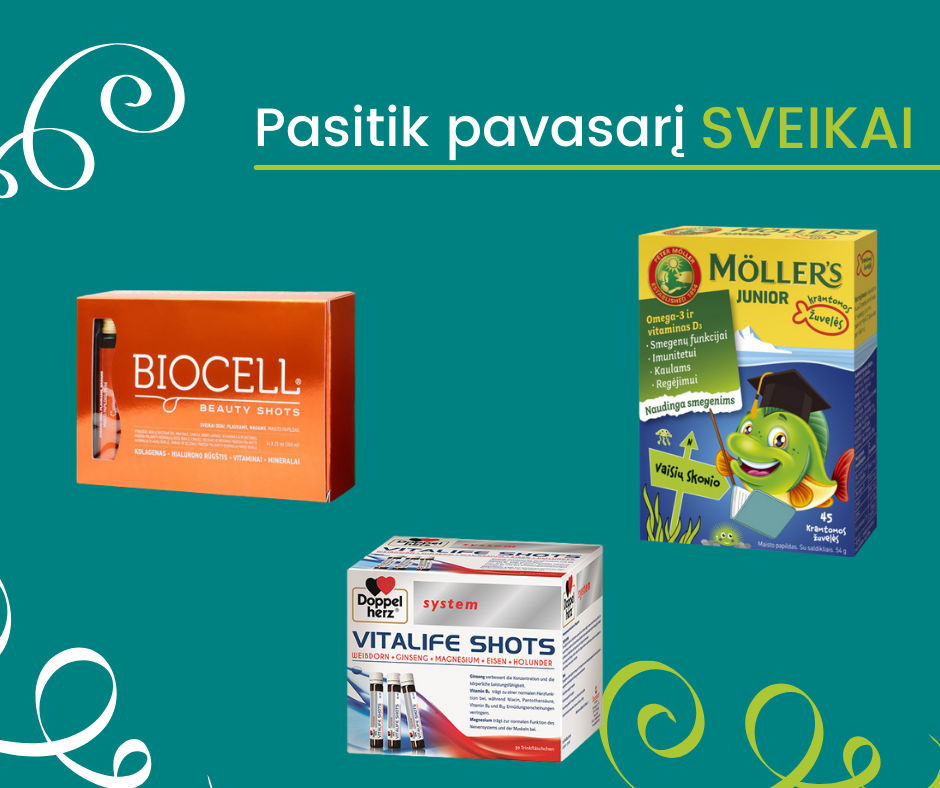 Kur pirkti kokybiškus vitaminus?