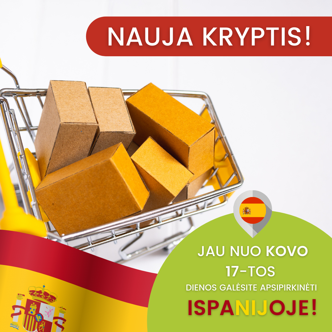Nauja kryptis - Ispanija!