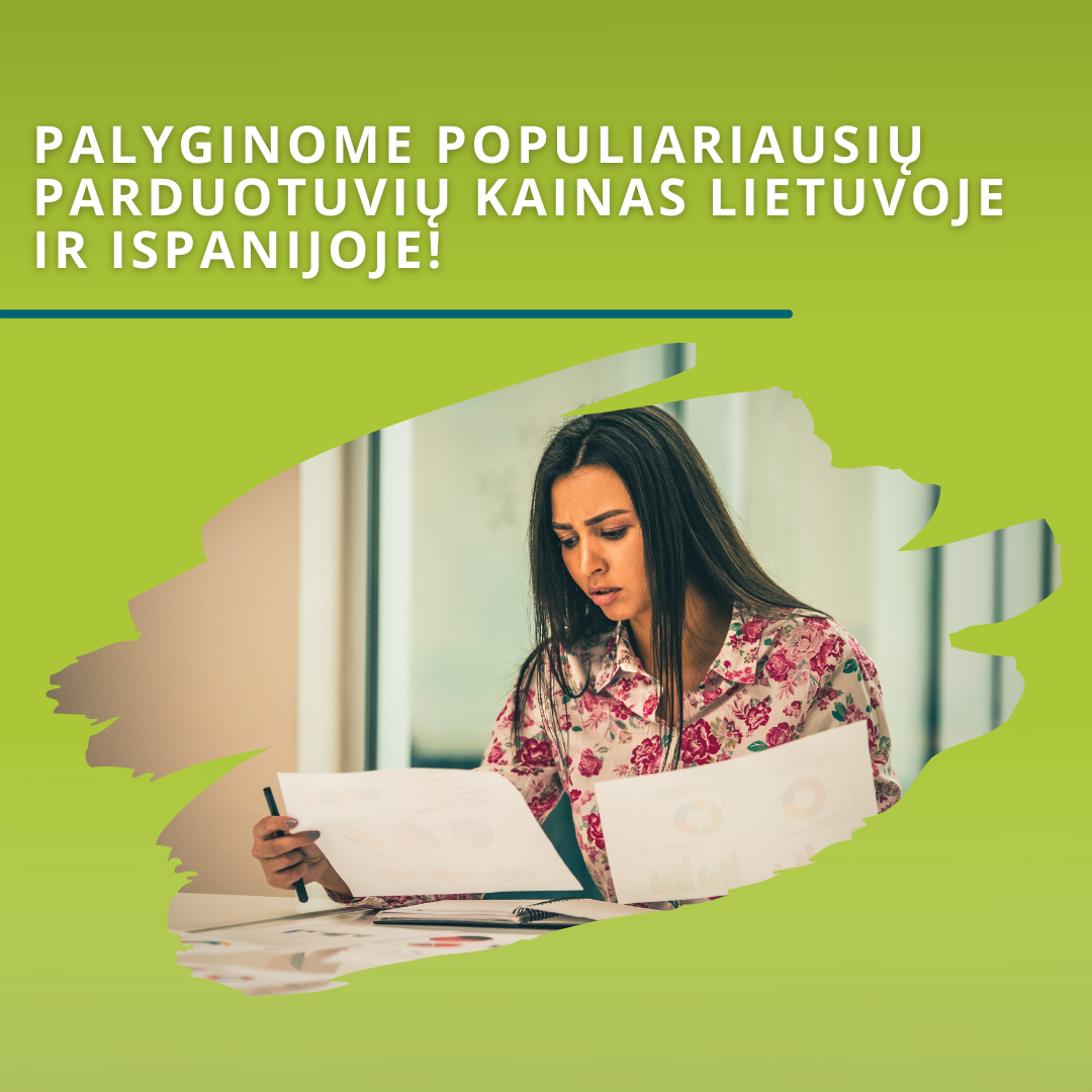 Palyginome Ispanijos ir Lietuvos e-parduotuvių kainas!
