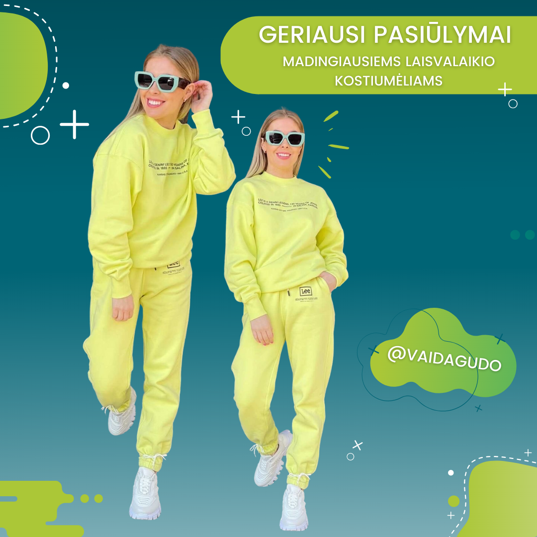 Geriausi pasiūlymai laisvalaikio kostiumėliams!