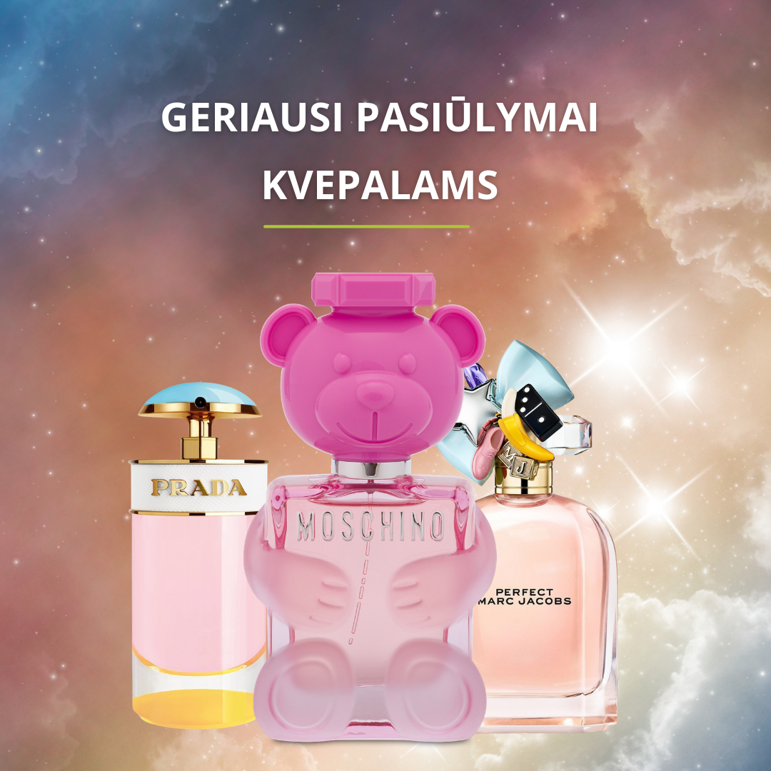 Geriausi pasiūlymai populiariausiems kvepalams