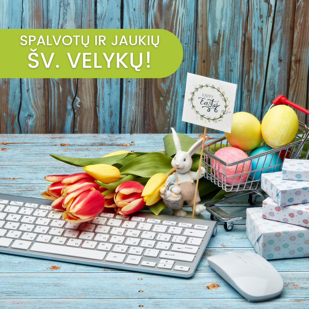 Spalvotų ir jaukių Šv. Velykų!