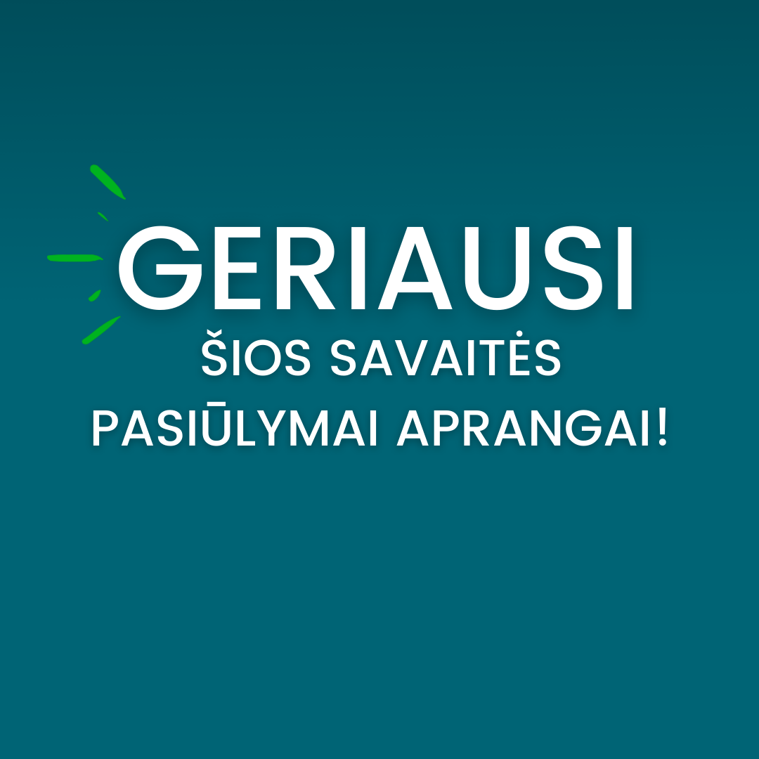 Geriausi pasiūlymai aprangai!