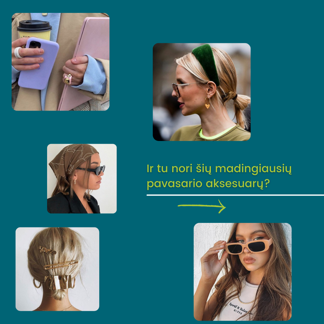 Kur rasti madingiausius pavasario aksesuarus pigiau?