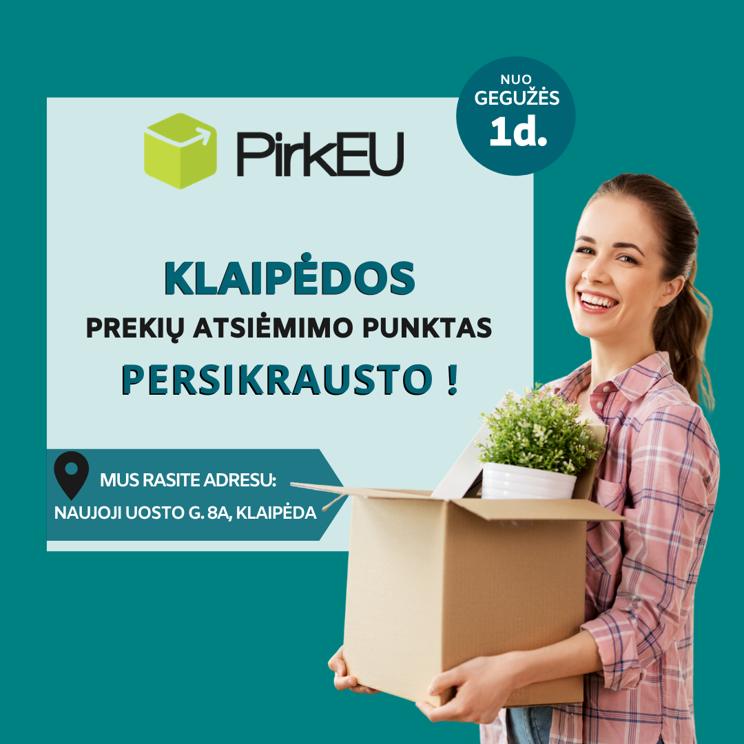 Klaipėdos atsiėmimo punktas persikrausto!