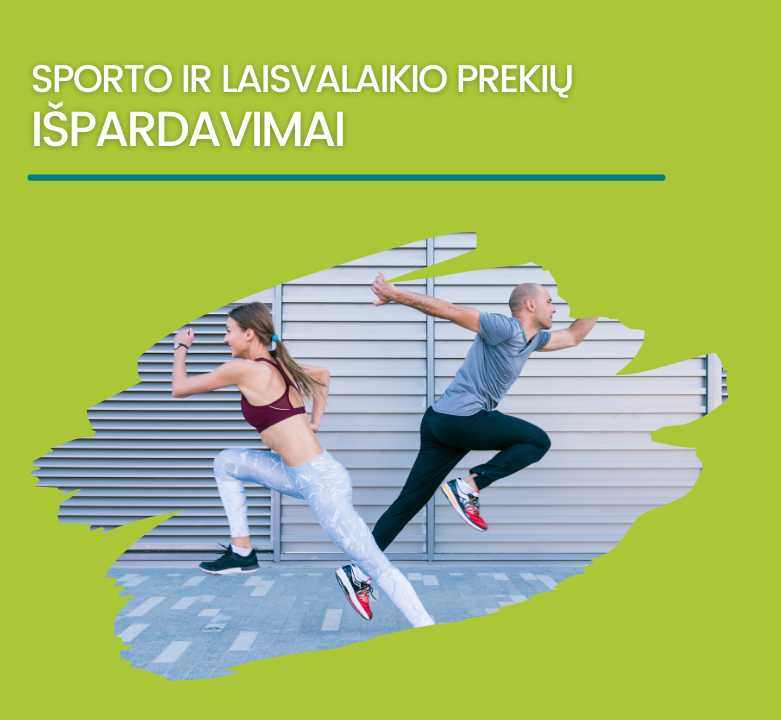 Atnaujink savo sporto ir aktyvaus laisvalaikio inventorių pigiau!