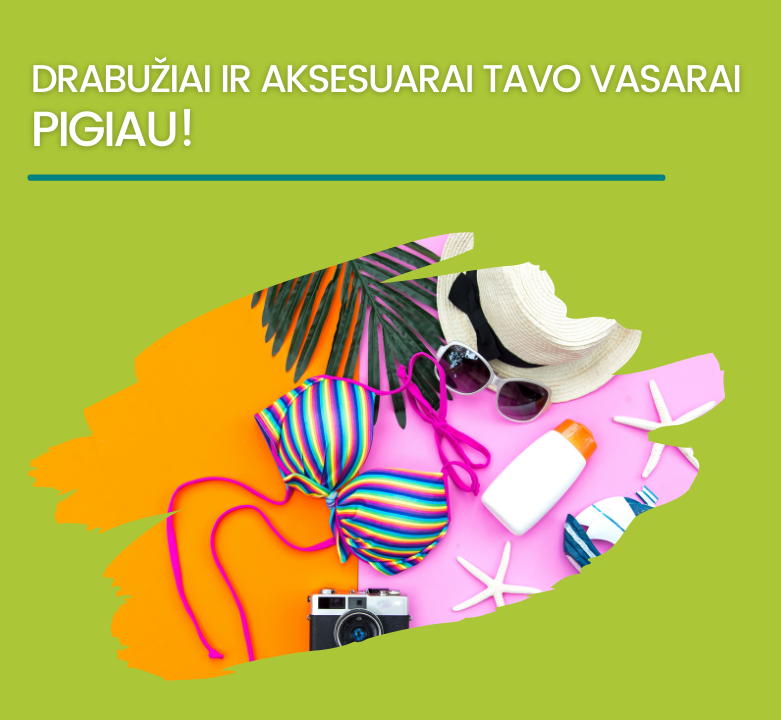 Įsigyk visą derinį už maudymosi kostiumėlio kainą!