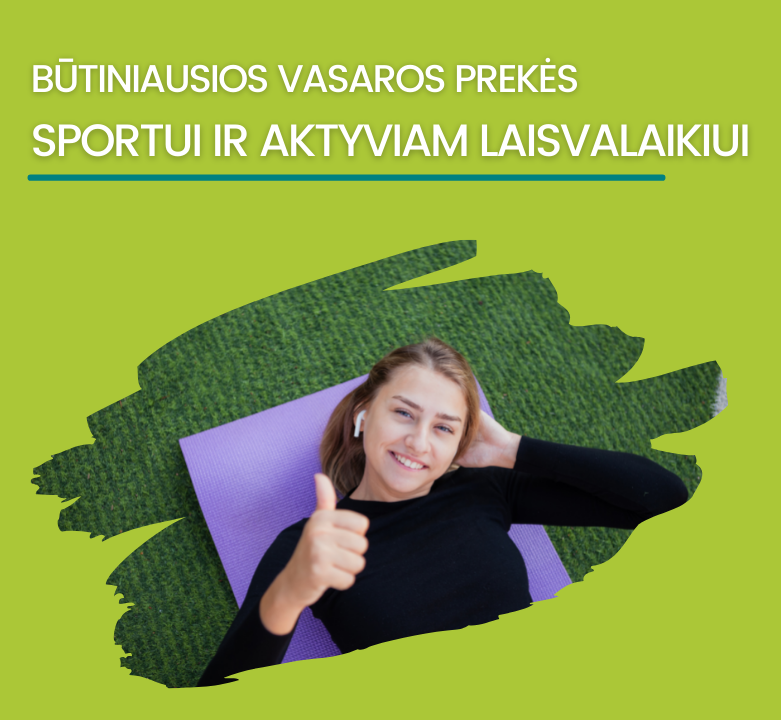 Atrask geriausią sporto ir laisvalaikio prekių pasirinkimą!