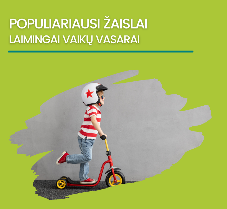 Super pasiūlymai mėgstamiausiems vasaros žaislams