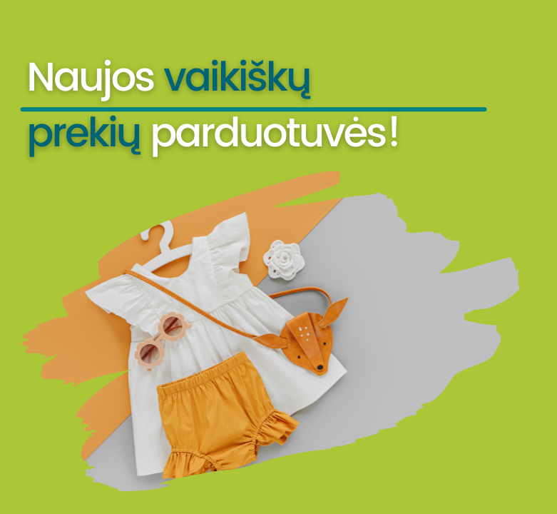 Naujos vaikiškų prekių parduotuvės su Pirkeu