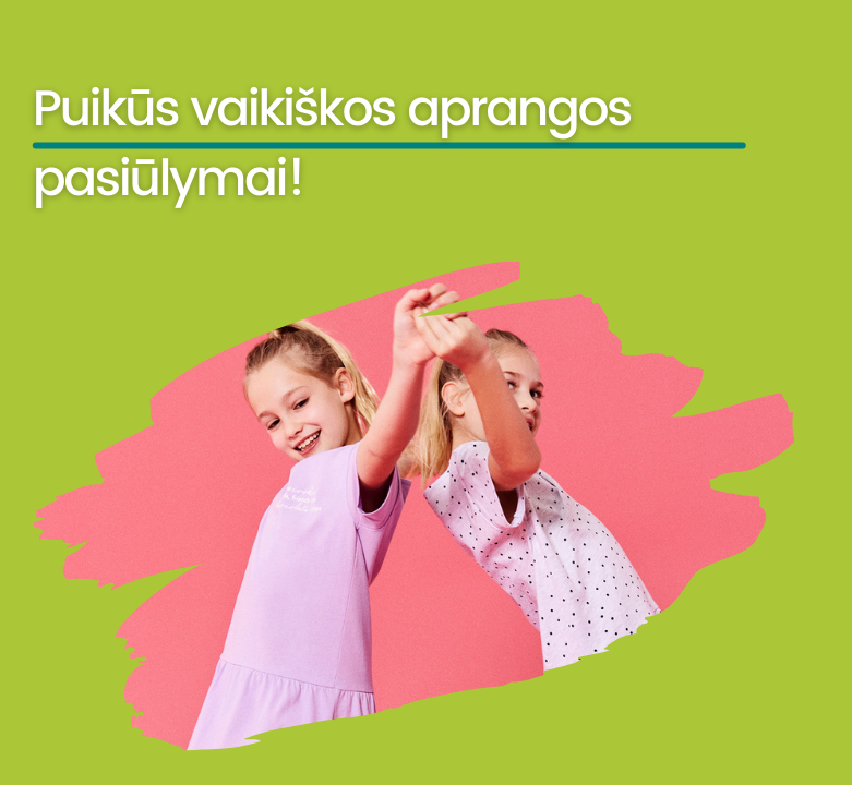 Puikūs vaikiškos aprangos pasiūlymai