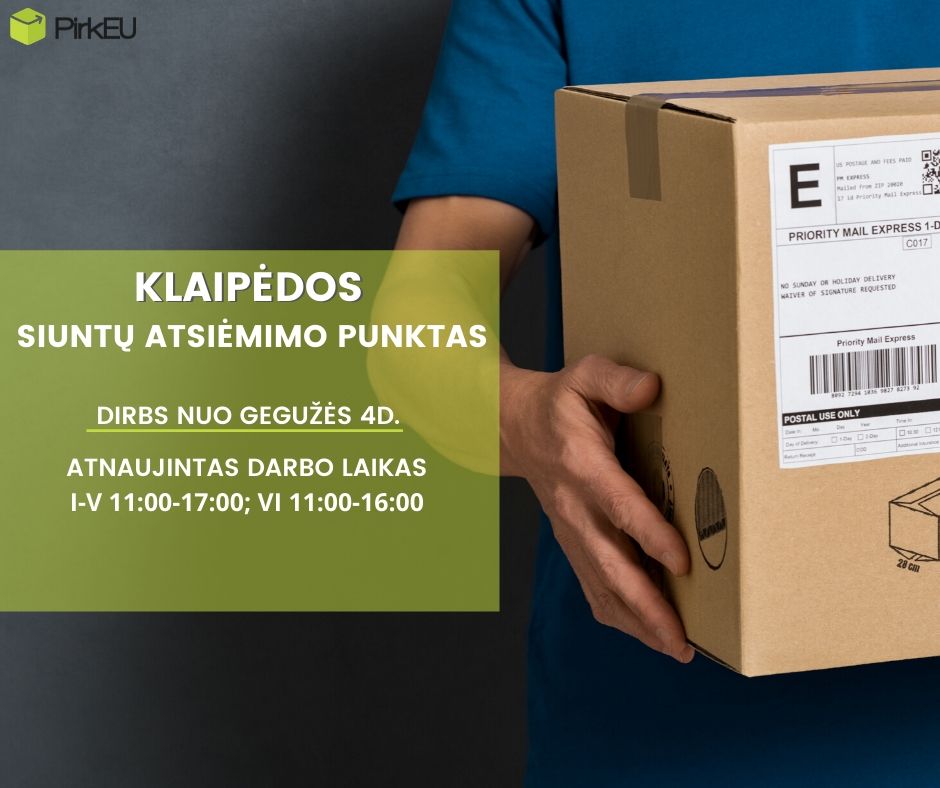 Klaipėdos siuntų atsiėmimo punktas atnaujina darbą